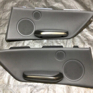 2001-2006 E46 BMW M3 Convertible Light Grey Nappa Leather Rear Quarter Trim Insert / M3012