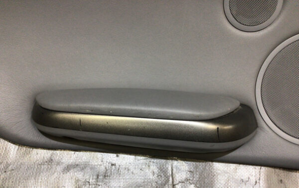 2001-2006 E46 BMW M3 Convertible Light Grey Nappa Leather Rear Quarter Trim Insert / M3012 - Image 2