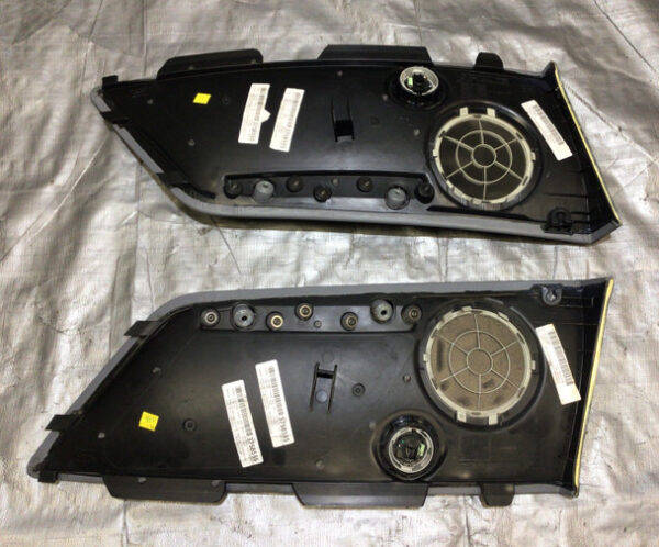 2001-2006 E46 BMW M3 Convertible Light Grey Nappa Leather Rear Quarter Trim Insert / M3012 - Image 7