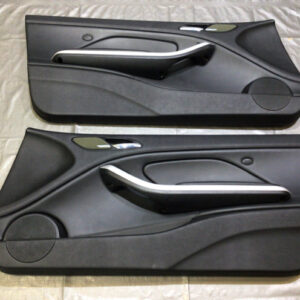 2001-2006 E46 BMW M3 Interior Door Panels / Black Nappa Leather / M3016