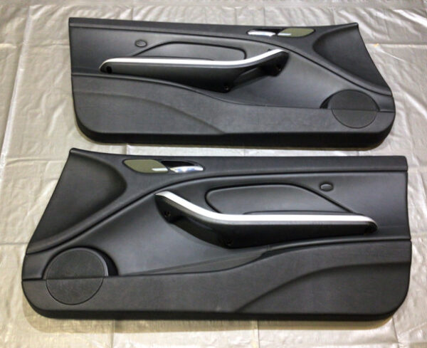 2001-2006 E46 BMW M3 Interior Door Panels / Black Nappa Leather / M3016