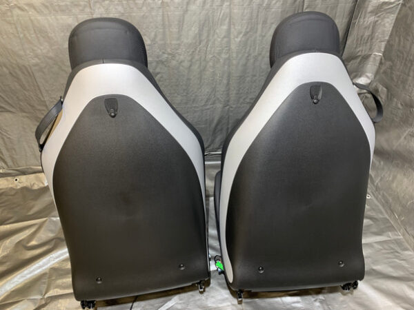 2005-2006 Mercedes Benz SLK R171 Black Nappa Leather Seats / Pair / SK211 - Image 9