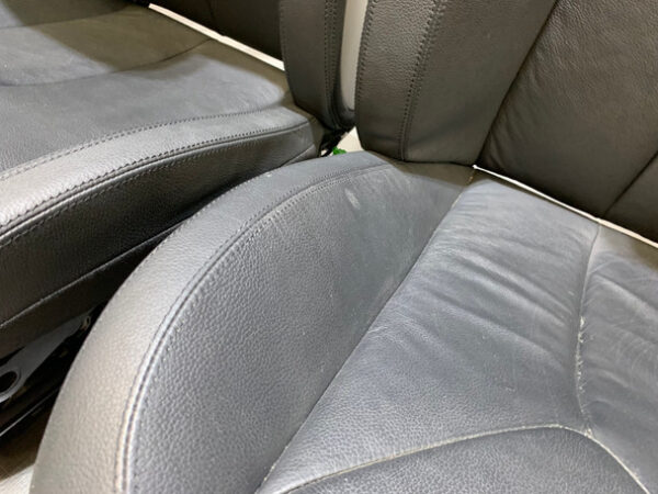 2005-2006 Mercedes Benz SLK R171 Black Nappa Leather Seats / Pair / SK211 - Image 11