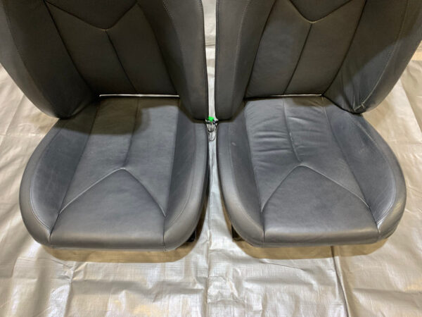 2005-2006 Mercedes Benz SLK R171 Black Nappa Leather Seats / Pair / SK211 - Image 2