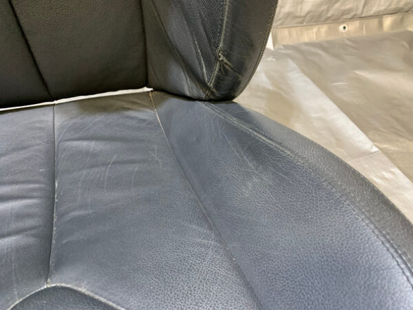 2005-2006 Mercedes Benz SLK R171 Black Nappa Leather Seats / Pair / SK211 - Image 4