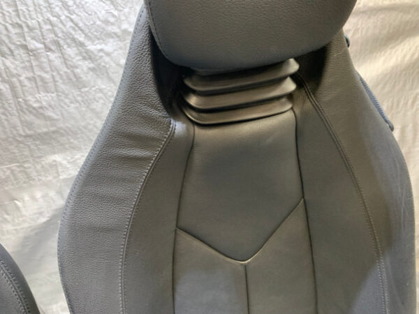 2005-2006 Mercedes Benz SLK R171 Black Nappa Leather Seats / Pair / SK211 - Image 6