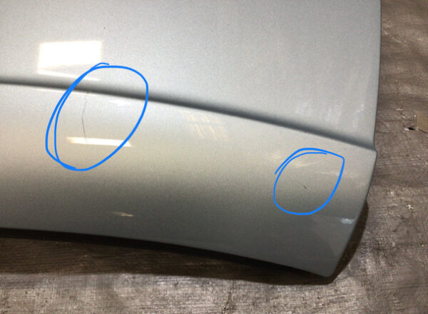 2005-2011 Mercedes Benz SLK Convertible Top Center Roof Panel / Diamond Silver / SK206 - Image 5