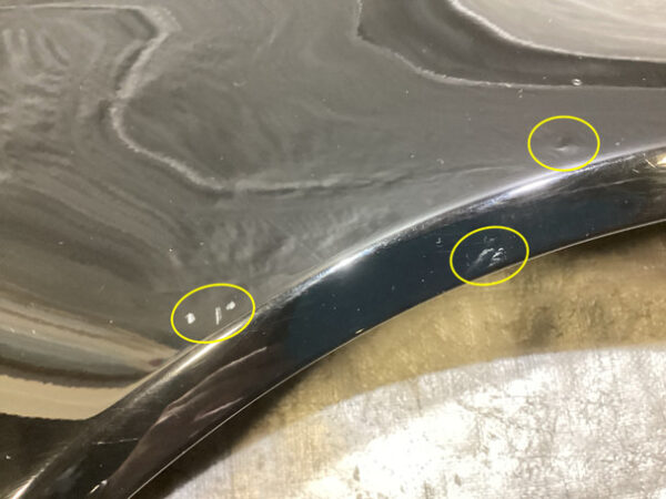 2005-2011 Mercedes Benz SLK R171 Passenger Side Fender Panel / Black SK212 - Image 6