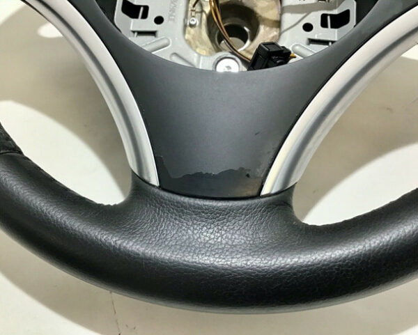 2008-2013 BMW 128i 135i Black Leather Steering Wheel / OEM / B1002