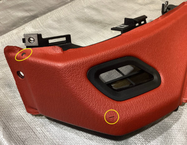 2009-2016 BMW E89 Z4 Coral Red Kansas Leather Interior Trim Set / Console / Glove Box / Z4907 - Image 12