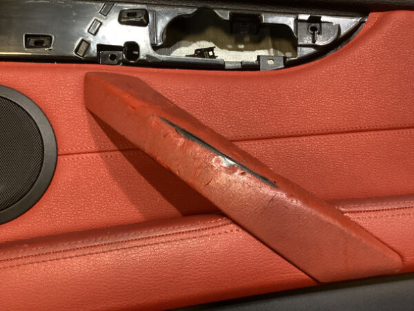 2009-2016 BMW E89 Z4 Interior Door Panels / Coral Red Kansas Leather / Z4907 - Image 14
