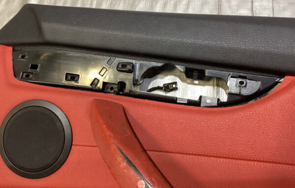 2009-2016 BMW E89 Z4 Interior Door Panels / Coral Red Kansas Leather / Z4907 - Image 13