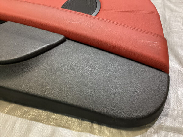 2009-2016 BMW E89 Z4 Interior Door Panels / Coral Red Kansas Leather / Z4907 - Image 4
