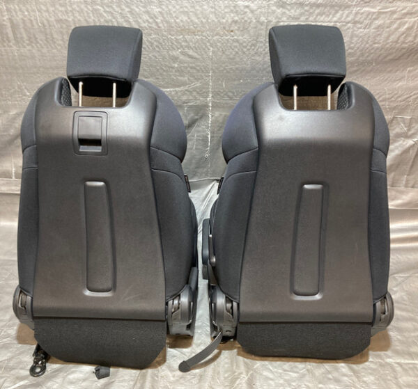 2010-2012 Hyundai Genesis Coupe Black Cloth Front Seats / Pair / HG031 - Image 7