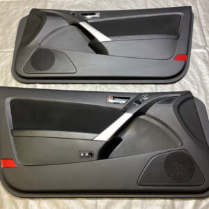 2010-2012 Hyundai Genesis Coupe Interior Door Panels / Black Cloth / Pair / HG031