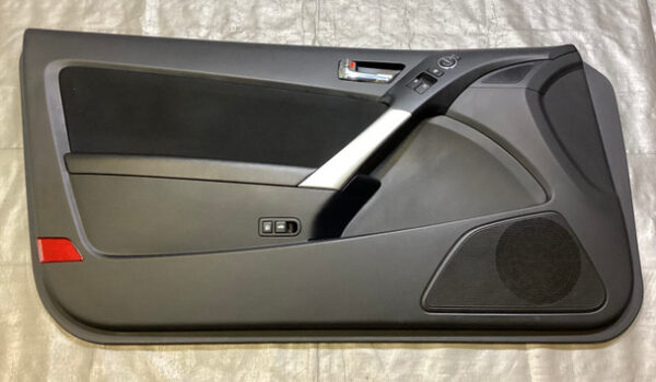 2010-2012 Hyundai Genesis Coupe Interior Door Panels / Black Cloth / Pair / HG031 - Image 2