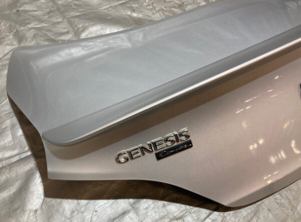 2010-2016 Hyundai Genesis Coupe 2.0T Trunk Lid w/ Lip Spoiler / Silverstone Metallic HG031 - Image 2