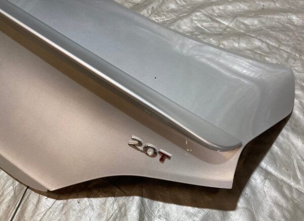 2010-2016 Hyundai Genesis Coupe 2.0T Trunk Lid w/ Lip Spoiler / Silverstone Metallic HG031 - Image 3