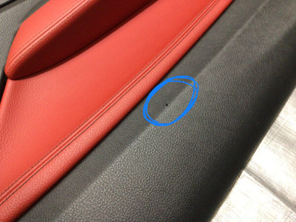 2014-2020 BMW 2 Series Interior Door Panels / Coral Red Dakota Leather / Pair / B2002 - Image 8