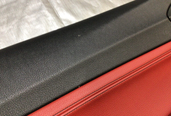 2014-2020 BMW 2 Series Interior Door Panels / Coral Red Dakota Leather / Pair / B2002 - Image 5
