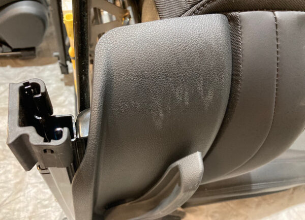 2019-2022 Hyundai Veloster N Light Sport Bucket Seats / Pair / Black Leatherette / HV010 - Image 9