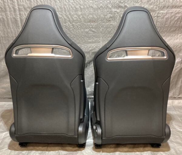 2019-2022 Hyundai Veloster N Light Sport Bucket Seats / Pair / Black Leatherette / HV010 - Image 2