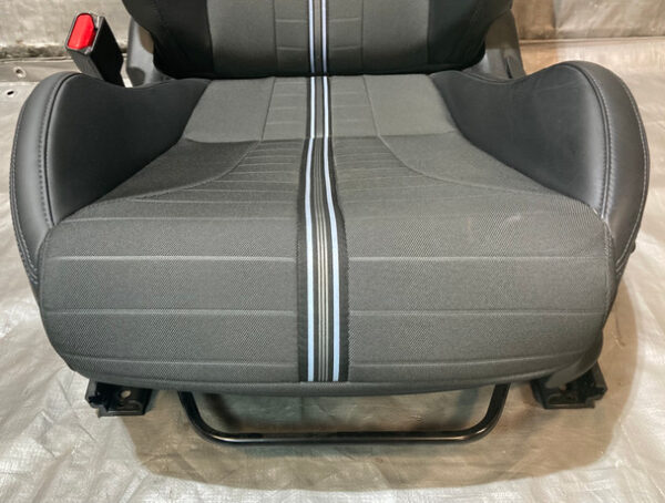 2019-2022 Hyundai Veloster N Light Sport Bucket Seats / Pair / Black Leatherette / HV010 - Image 6