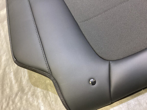 2019-2022 Hyundai Veloster N OEM Rear Seat Set / Black Leatherette / HV010 - Image 3