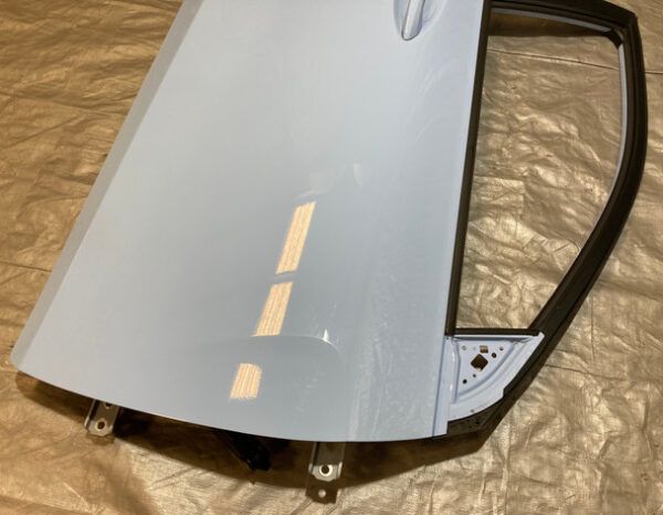 2019-2022 Hyundai Veloster Passenger Front Door Assembly / Performance Blue HV010 - Image 2