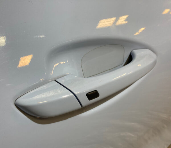 2019-2022 Hyundai Veloster Passenger Front Door Assembly / Performance Blue HV010 - Image 3