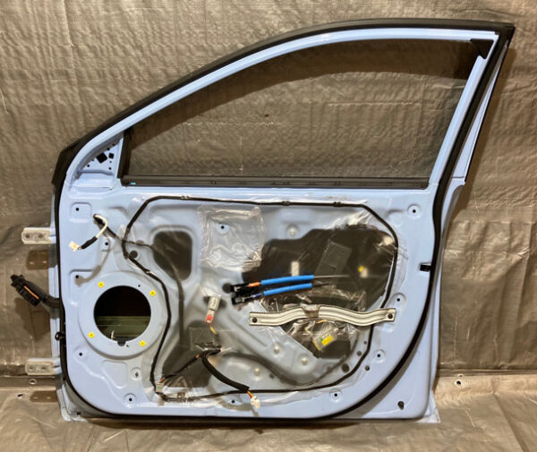2019-2022 Hyundai Veloster Passenger Front Door Assembly / Performance Blue HV010 - Image 6