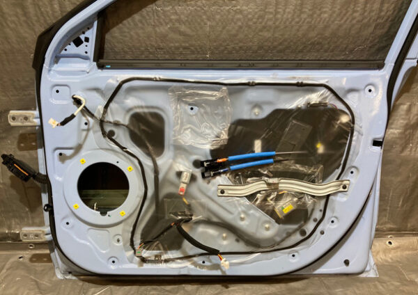 2019-2022 Hyundai Veloster Passenger Front Door Assembly / Performance Blue HV010 - Image 8