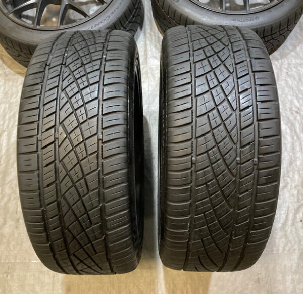 *DAMAGED* Set of 4 Sparco Pro Corsa Wheels Rims w/ Tires / 18x8" / 5x114.3 / HV010 - Image 8